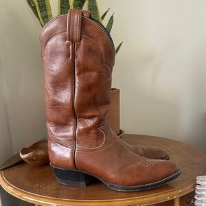 Tony Lama Rich Brown Western Boots